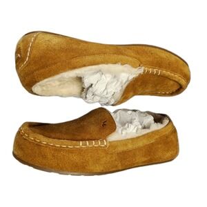 Koolaburra by UGG Lezly Slippers Womens Size 6 Brown Sheepskin Lined 1020389